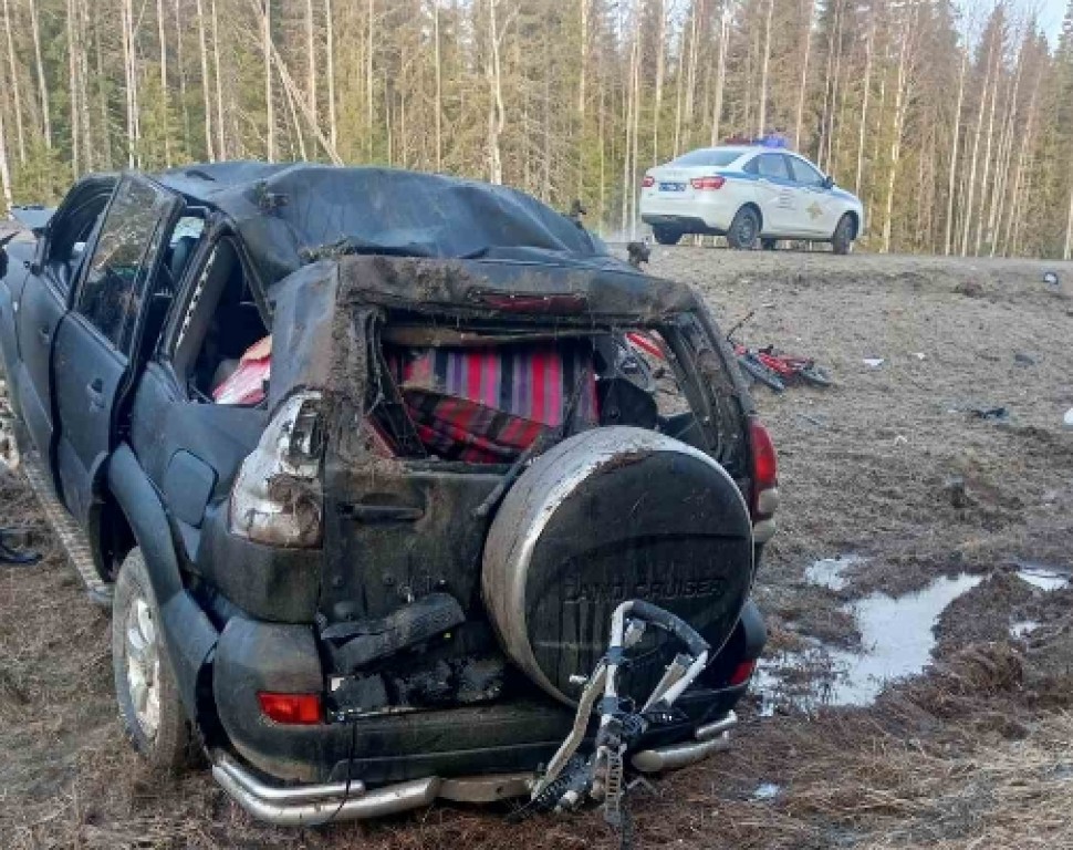 Семья из Северодвинска попала в ДТП федеральной дороге
